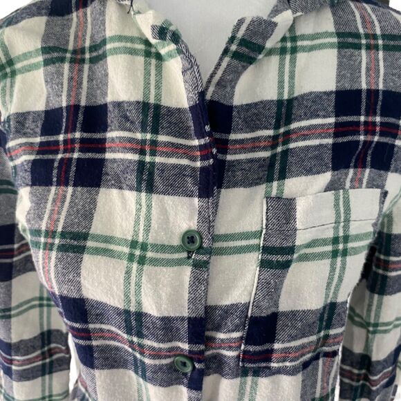 Primark Women Plaid Flannel  100% Cotton Shirt Dress XS 2-4 - Picture 3 of 10